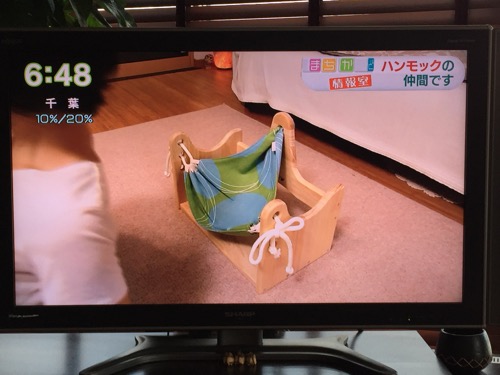 NHKまちかど情報室　ハンモックピロー