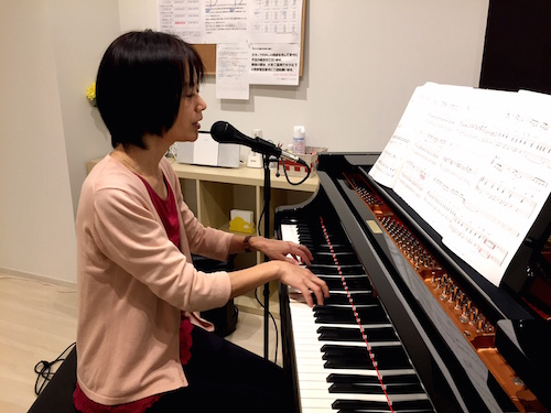ピアノ弾き語り練習 堀紀久美