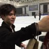 宇野昌磨くんと握手♪